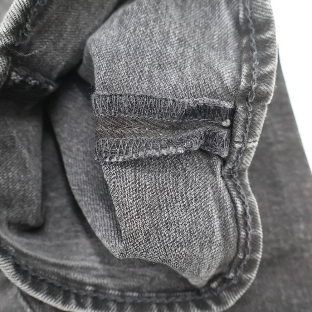Levi's Premium Jeans Mens 34x34 Black Straight Leg Denim Big 